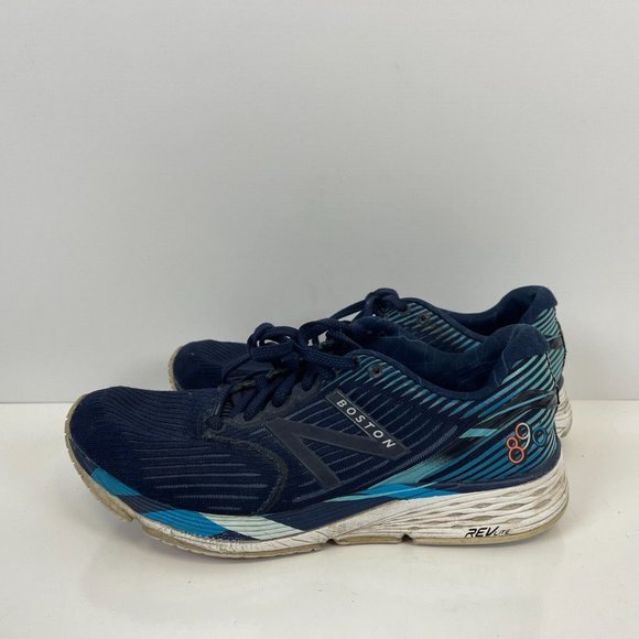 New Balance Shoes - New Balance 890 V3 Boston Marathon Running Shoes 2018 Blue Womens Size 8.5